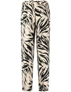 Taifun Weite Hose Mit Print Wide Leg -Gerry Stil Geschaft weite hose mit print wide leg 03