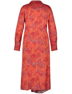 Wickelkleid Mit Knoten-Detail -Gerry Stil Geschaft wickelkleid mit knoten detail 03