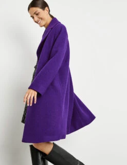 Gerry Weber Wollmantel Mit Großem Reverskragen -Gerry Stil Geschaft wollmantel mit grossem reverskragen 102