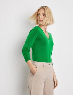 Gerry Weber Wollpullover Mit Kaschmiranteil -Gerry Stil Geschaft wollpullover mit kaschmiranteil 102