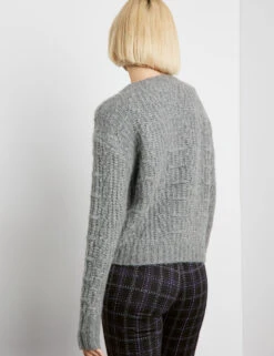 Gerry Weber Wollpullover Mit Struktur-Strick -Gerry Stil Geschaft wollpullover mit struktur strick 104